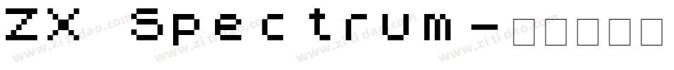 ZX Spectrum字体转换